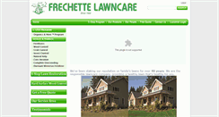 Desktop Screenshot of frechettelawncare.com